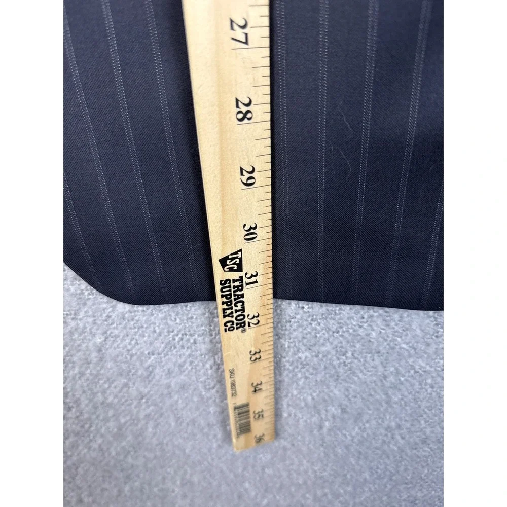 Hickey Freeman Madison Pinstripe Wool Blazer Loro Piana 43R Super 150s Tasmanian